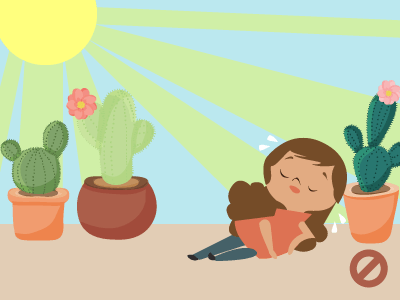 Home cleaner working out side