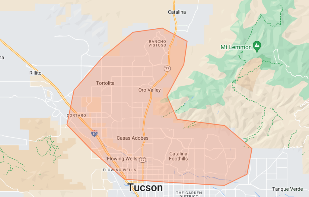 Oro Valley Home Cleaning service area Oro Valley Home Cleaning